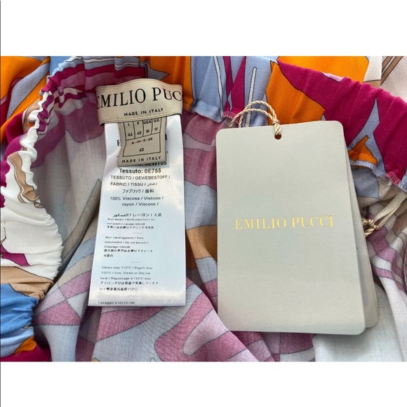 EMILIO PUCCI PINK SAMOA PANTS MODEL OEWT05 SIZE IT 44 / US 10 NWTS! - Picture 16 of 16